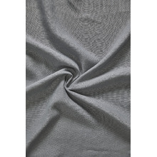 Custom Linesta Linen Light Filtering S-Fold Single Panel Curtain & Track Set